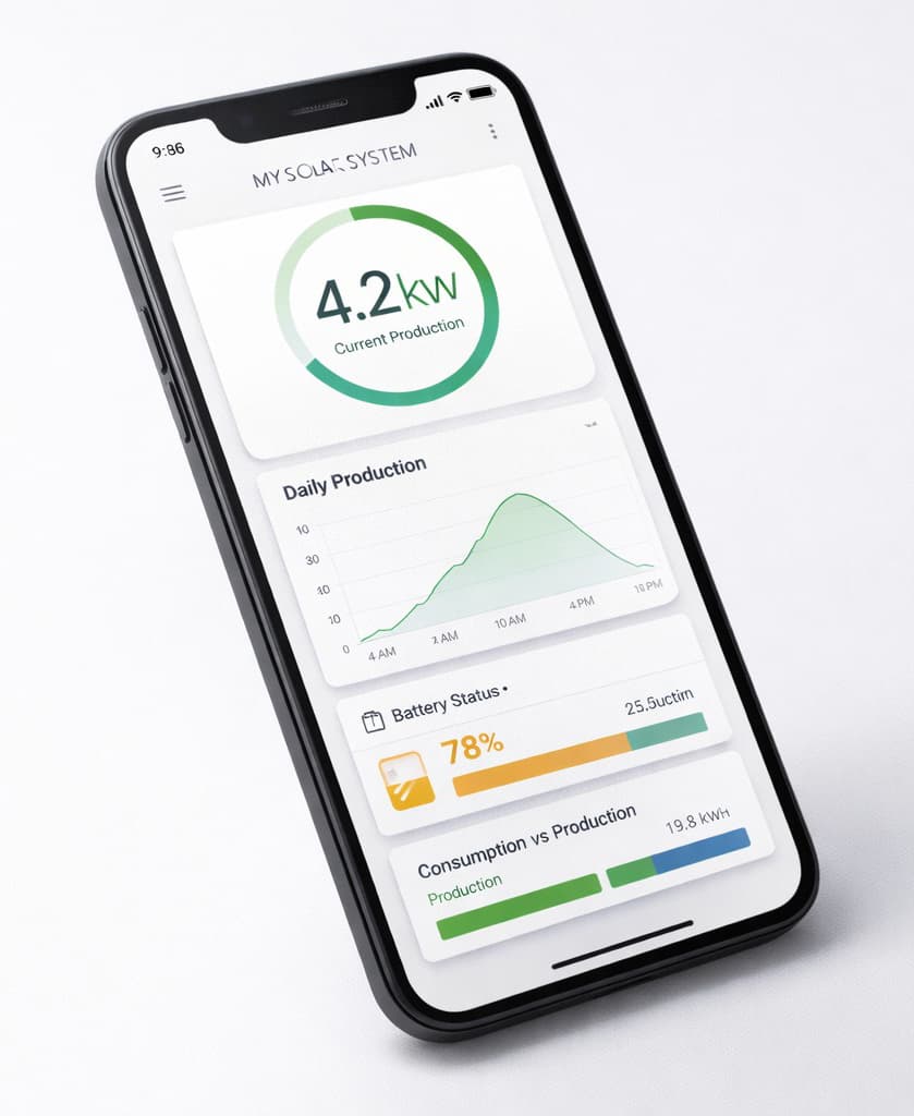 Application de monitoring MZ Energy